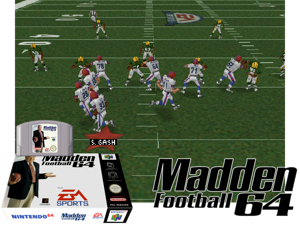 Madden Football 64 (Europe) Cover